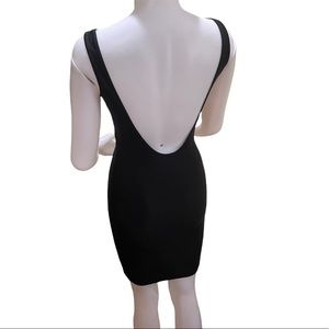 American Apparel Black Bare Back dress